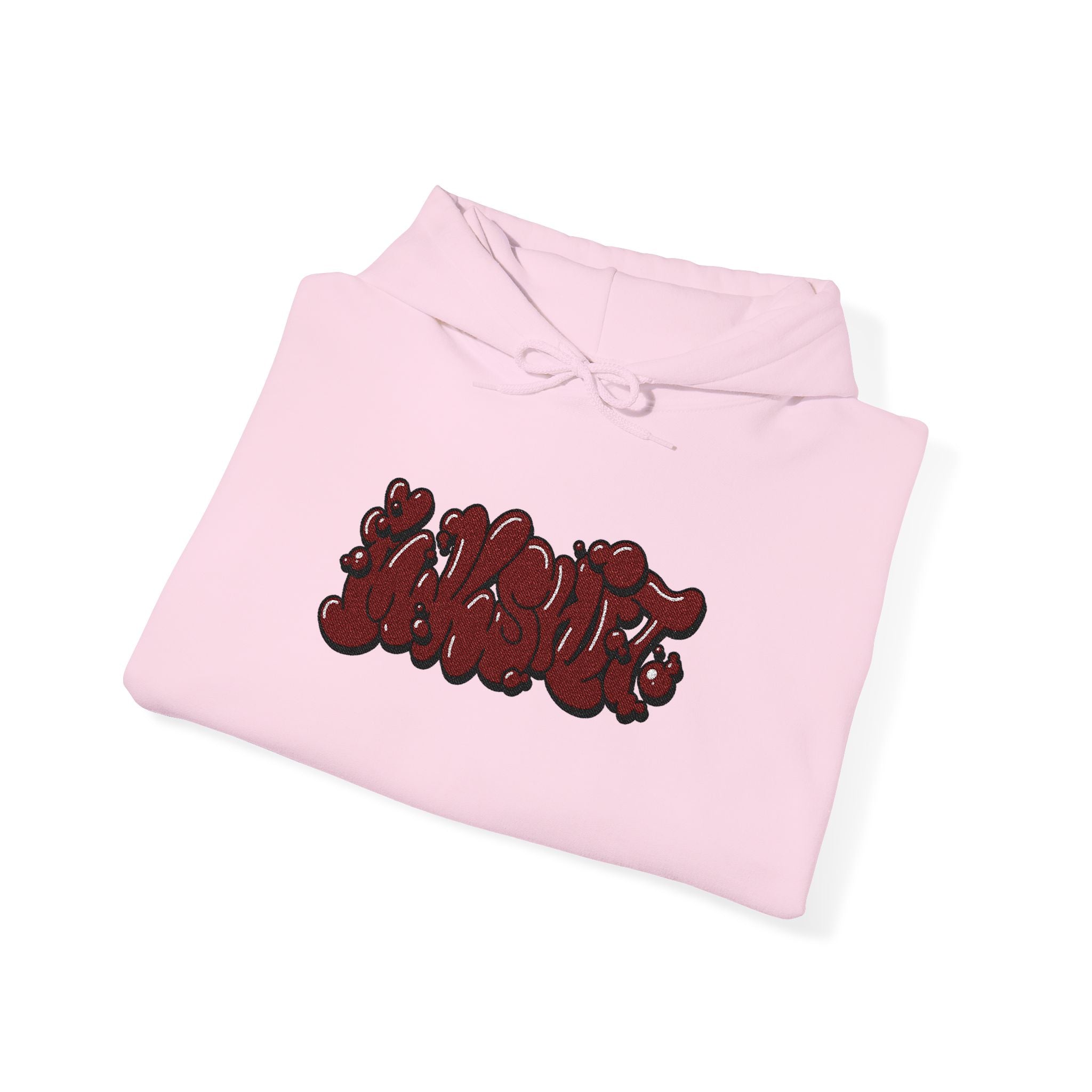 "INKSHIT" embroidered Graffiti Hoodie