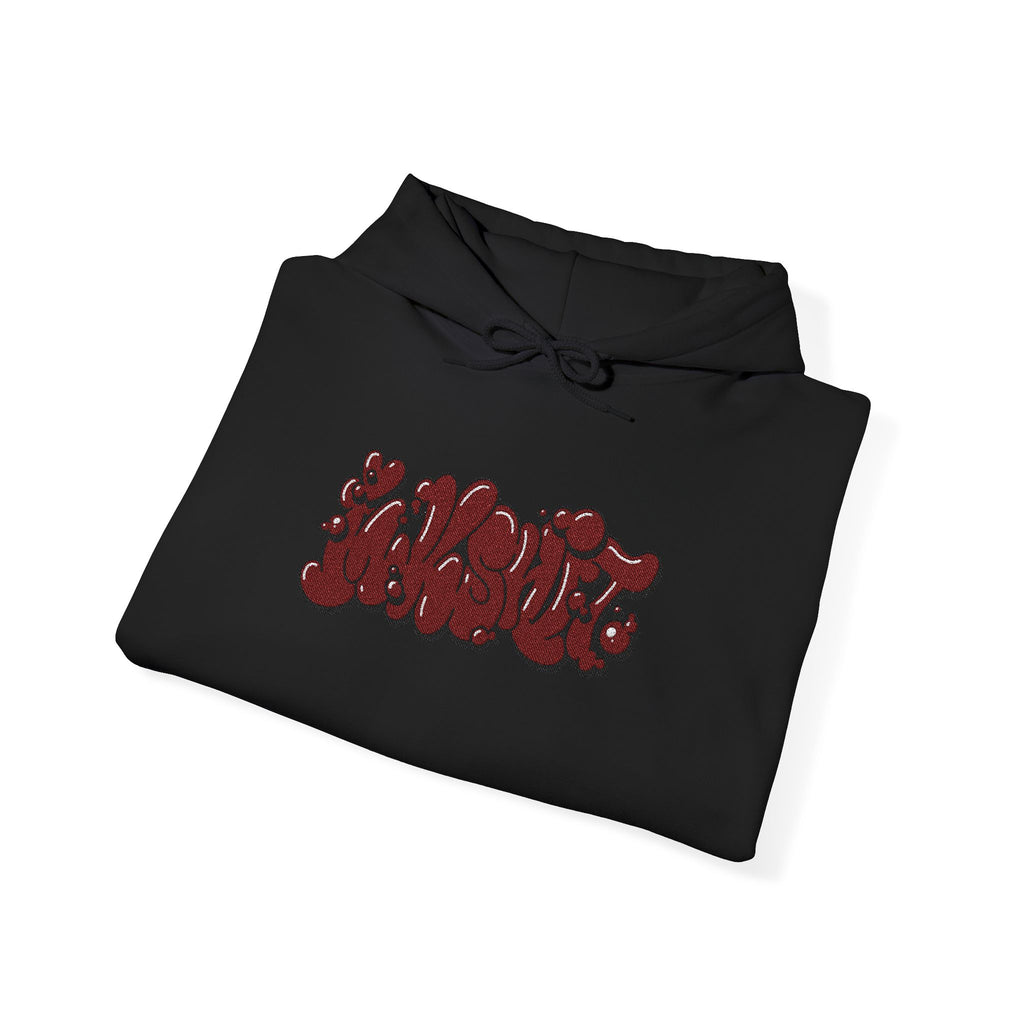 "INKSHIT" embroidered Graffiti Hoodie