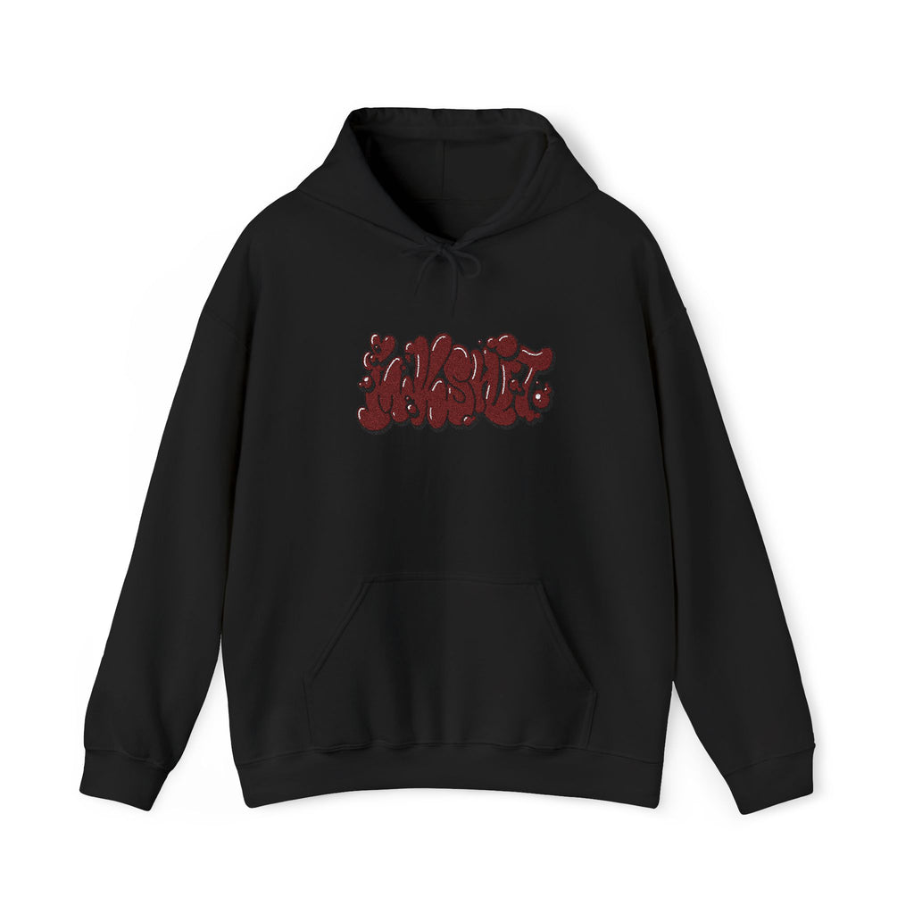 "INKSHIT" embroidered Graffiti Hoodie