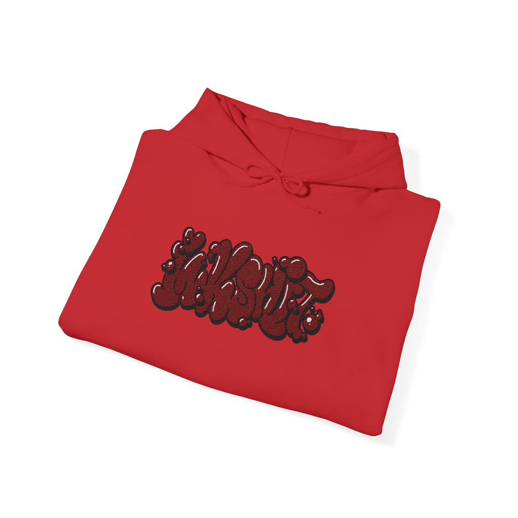 "INKSHIT" embroidered Graffiti Hoodie