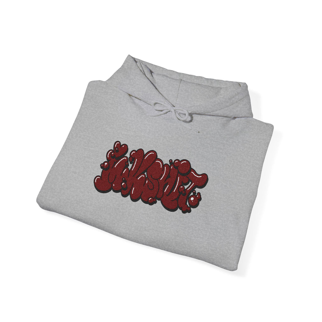 "INKSHIT" embroidered Graffiti Hoodie