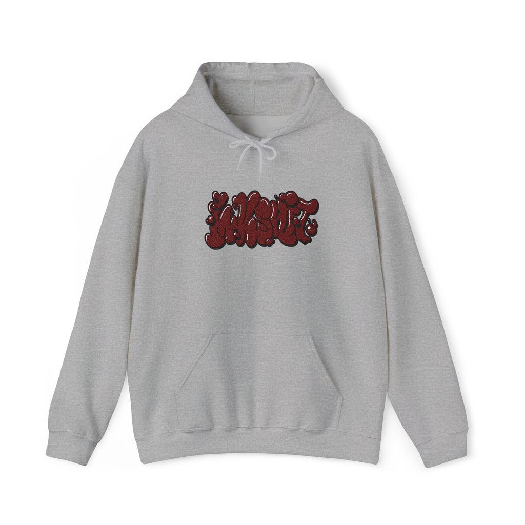 "INKSHIT" embroidered Graffiti Hoodie