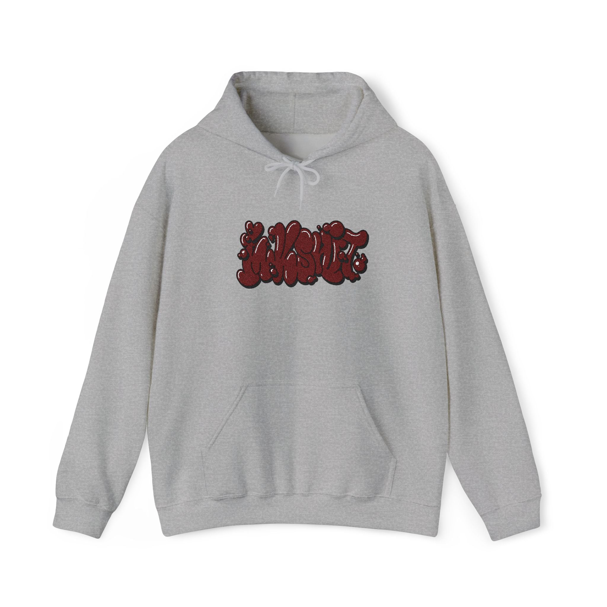 "INKSHIT" embroidered Graffiti Hoodie