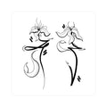 Tag-Flower Vinyl Sticker